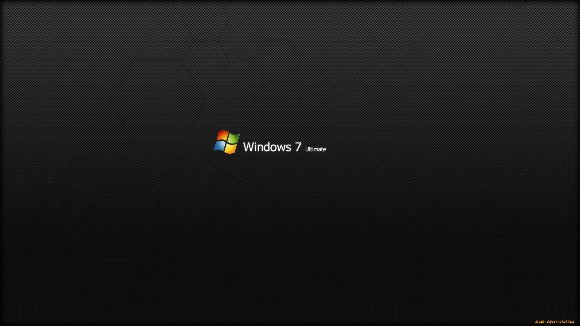 Windows 7 черные обои